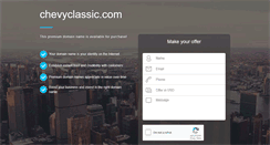 Desktop Screenshot of chevyclassic.com