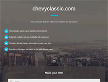 Tablet Screenshot of chevyclassic.com